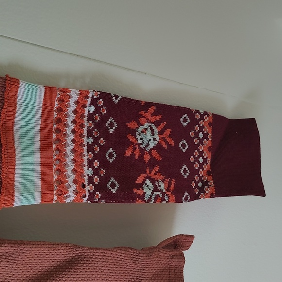 NWT! Free People Mikah Layering Thermal Cuff / Long Sleeve Top Autumn Size XS - Picture 10 of 12